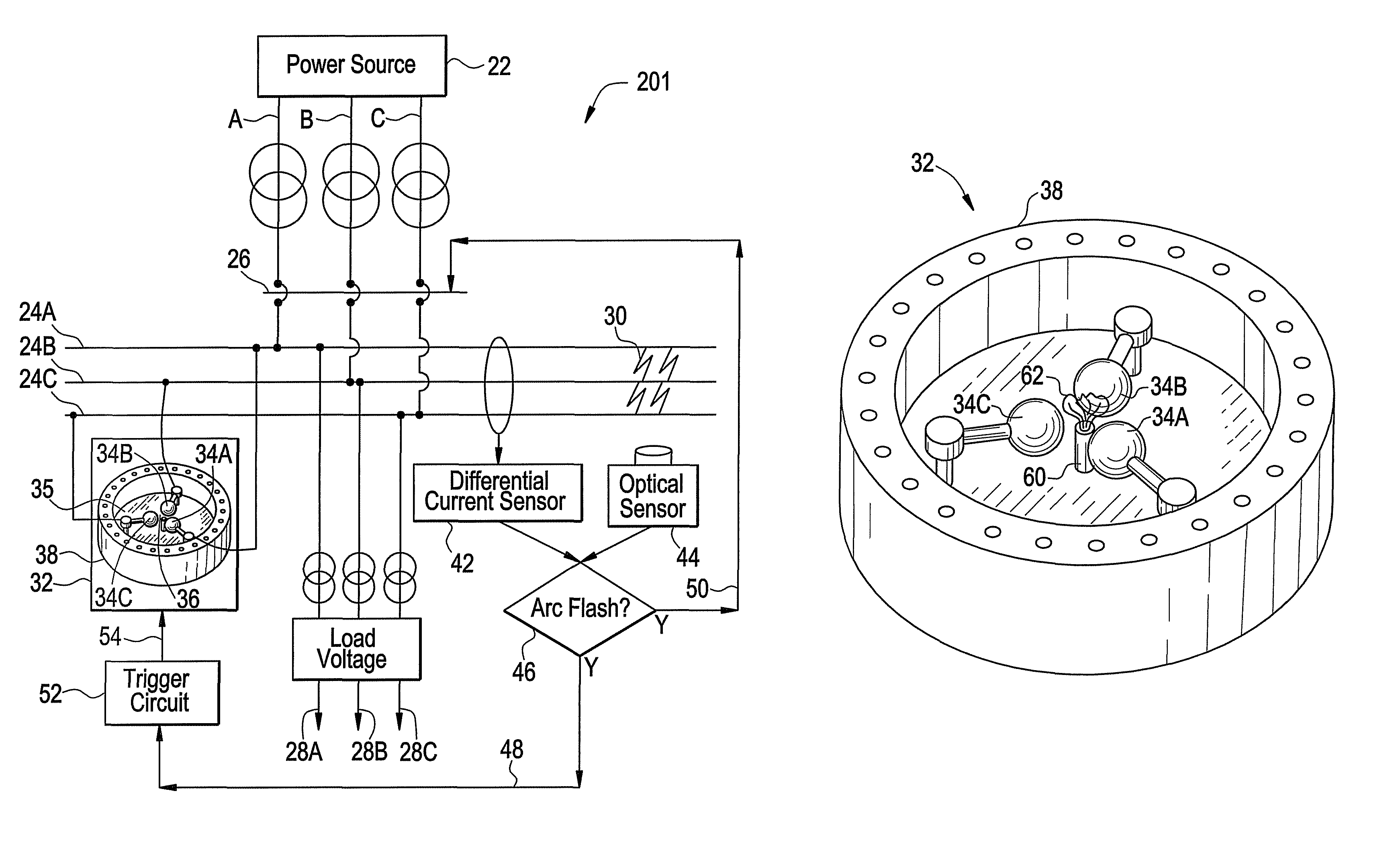 Arc flash elimination system, apparatus, and method