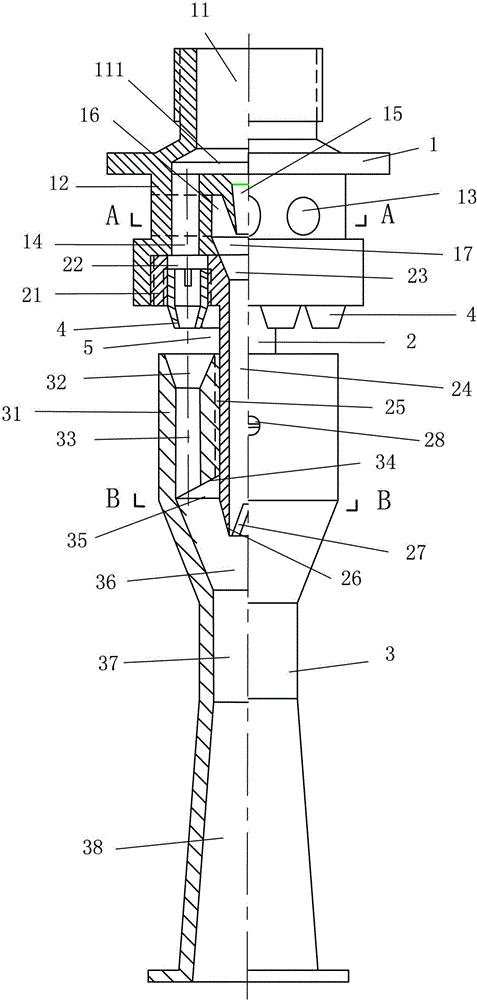 Multiplex compound ejector