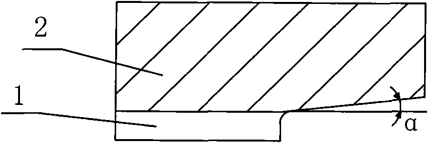 Sealing method for tube end of carbon steel/stainless steel composited tube