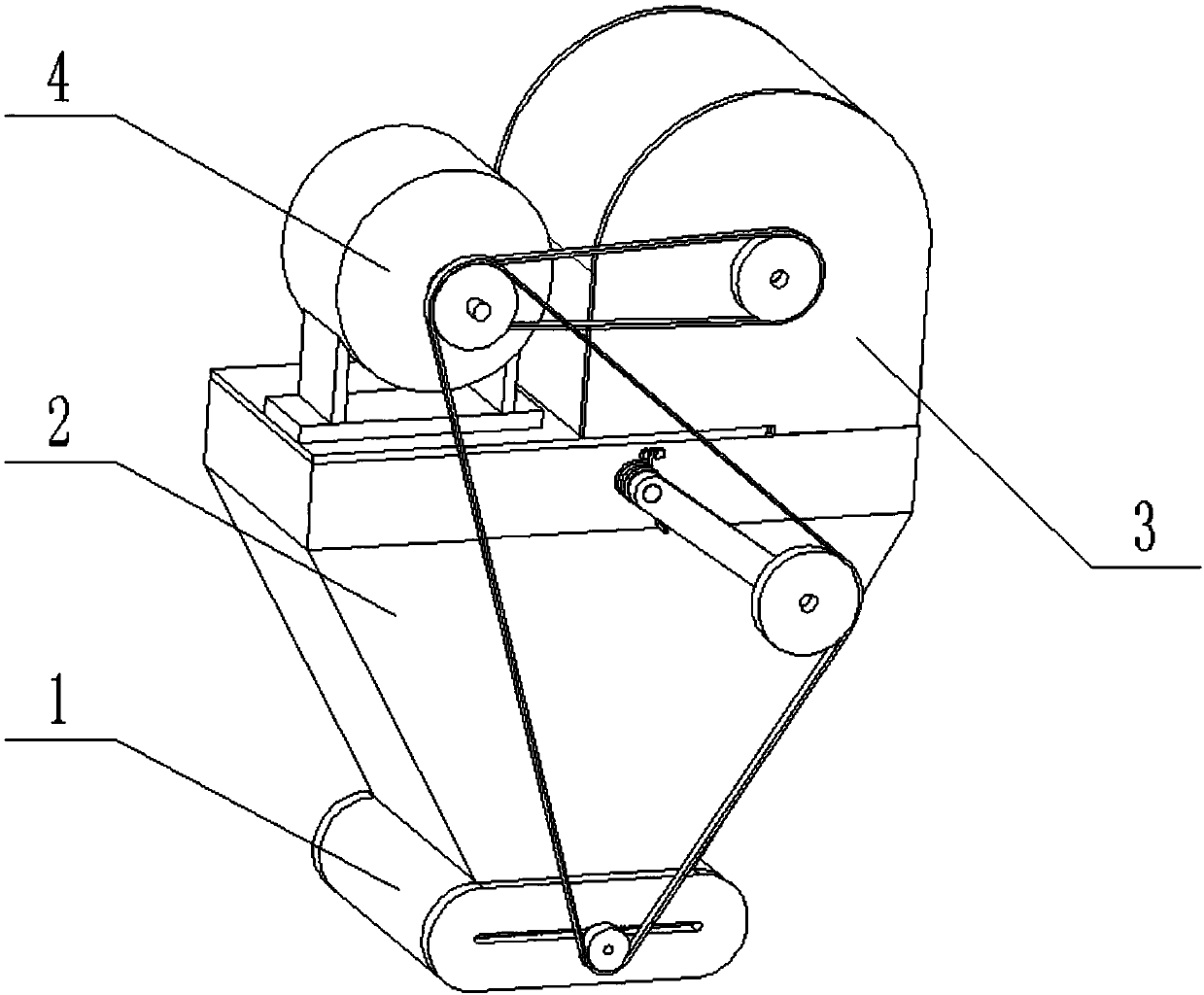 Filter dust removal device