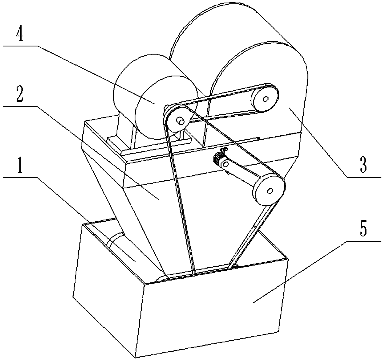 Filter dust removal device