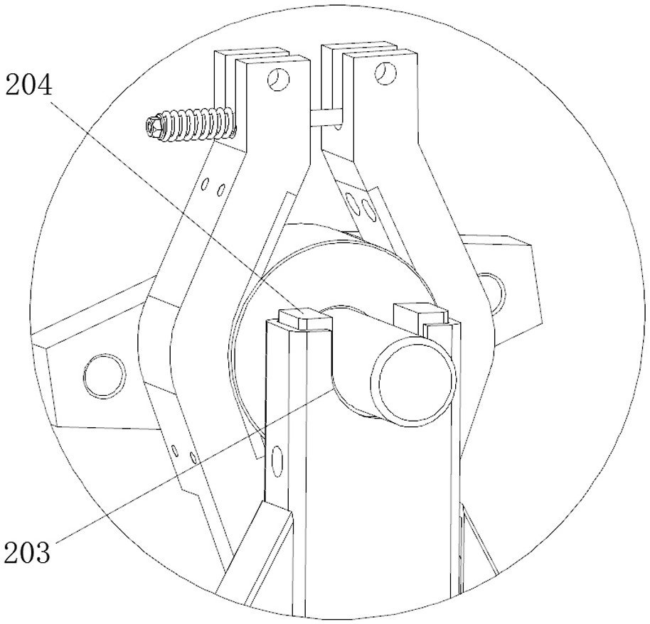 Rotor winding and unwinding device