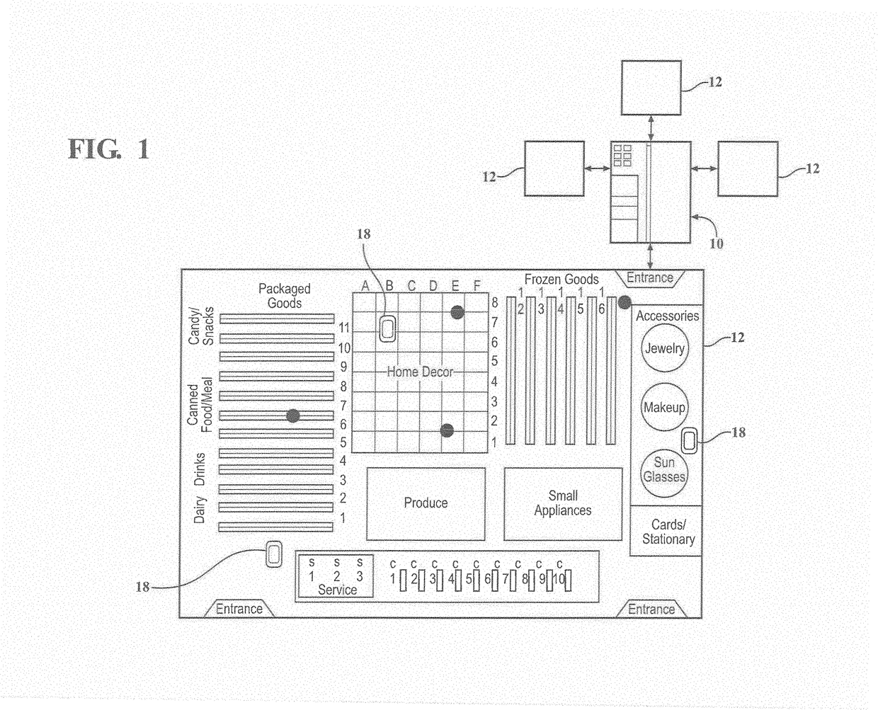 System, method, and non-transitory computer-readable storage media for endless aisle of products in retail store