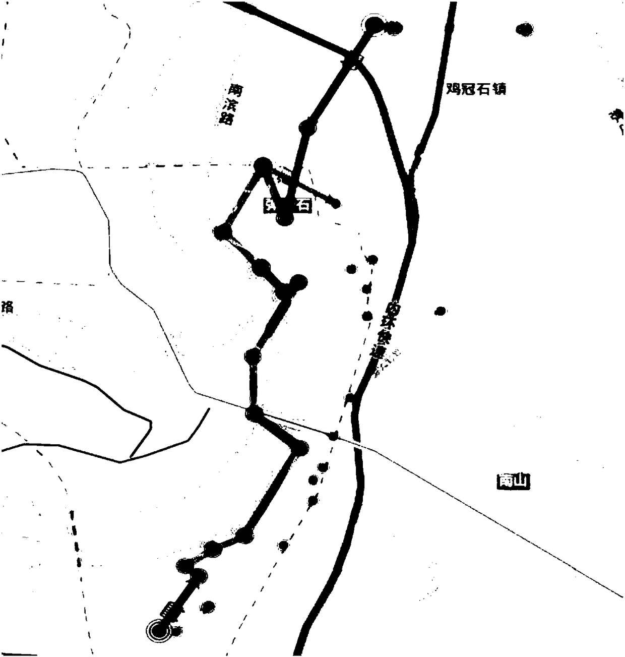 Real-time recognition method for getting-off stations of bus passengers based on historical travel characteristics