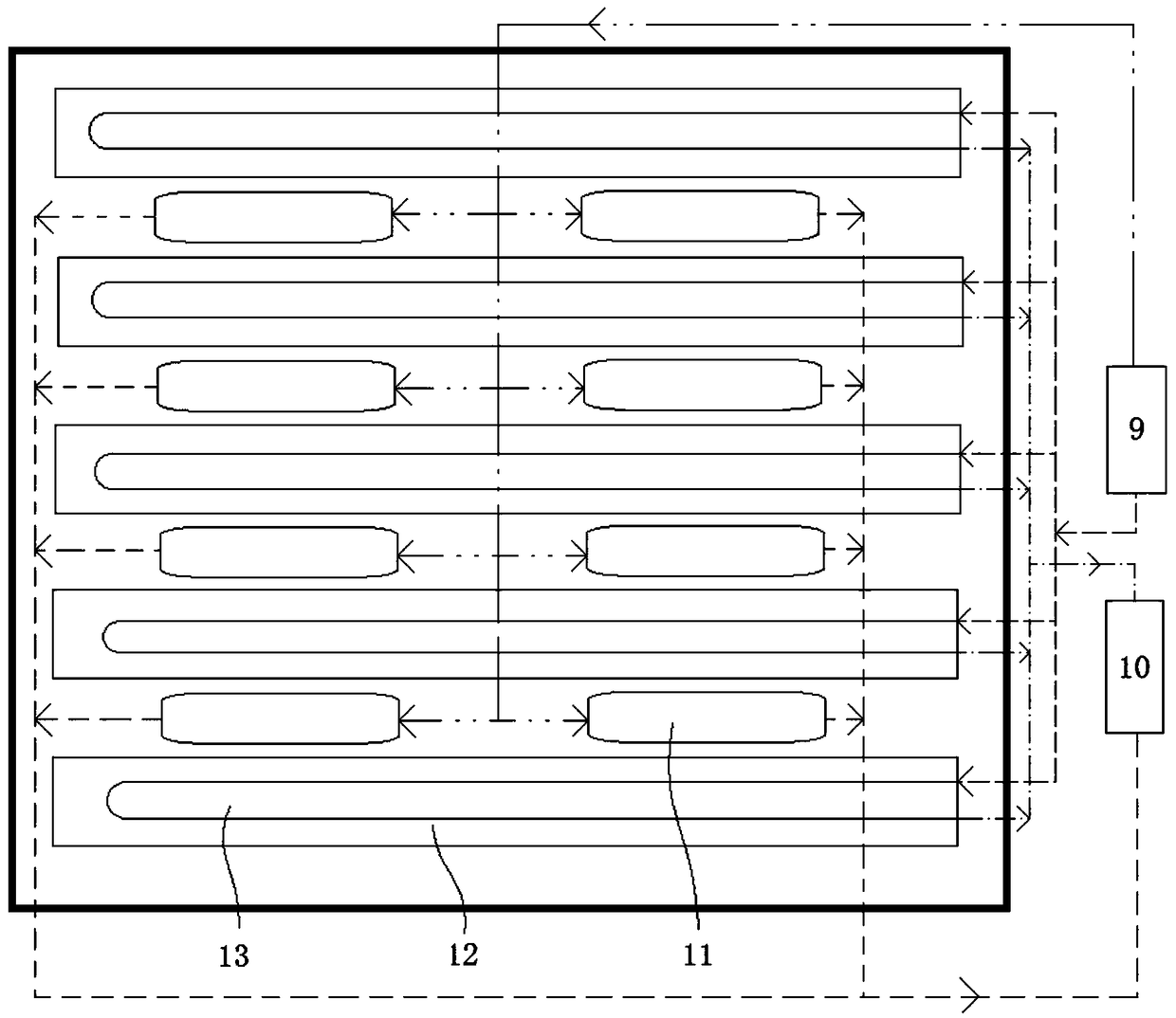 Energy-saving heating system for greenhouse