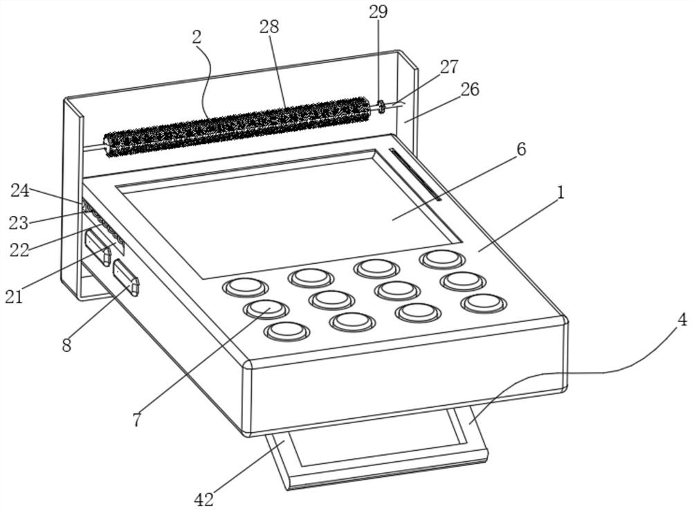 Novel digital Chinese and foreign language learning and communication dual-purpose machine