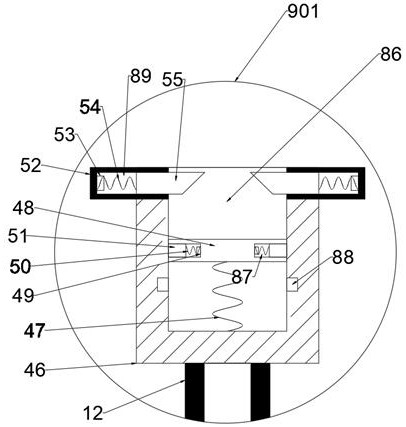 Disinfecting and collecting device for glass thermometers