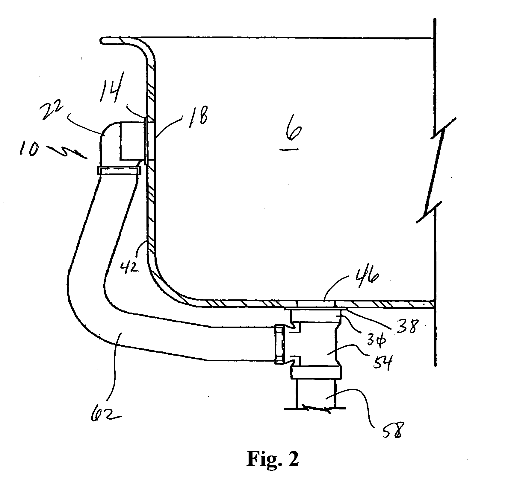 Flexible Bathtub Waste Pipe Assembly for Bathtubs and the Like