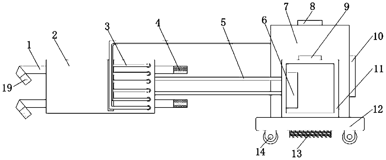 Muscle injury ice compressing device with circulating and pressure controlling functions and application method thereof