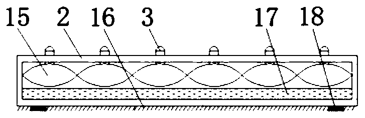 Muscle injury ice compressing device with circulating and pressure controlling functions and application method thereof