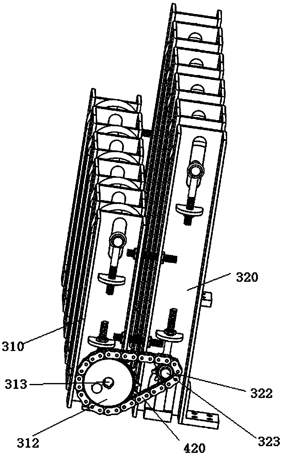 Self-adapting-based walnut kneading type shell breaker