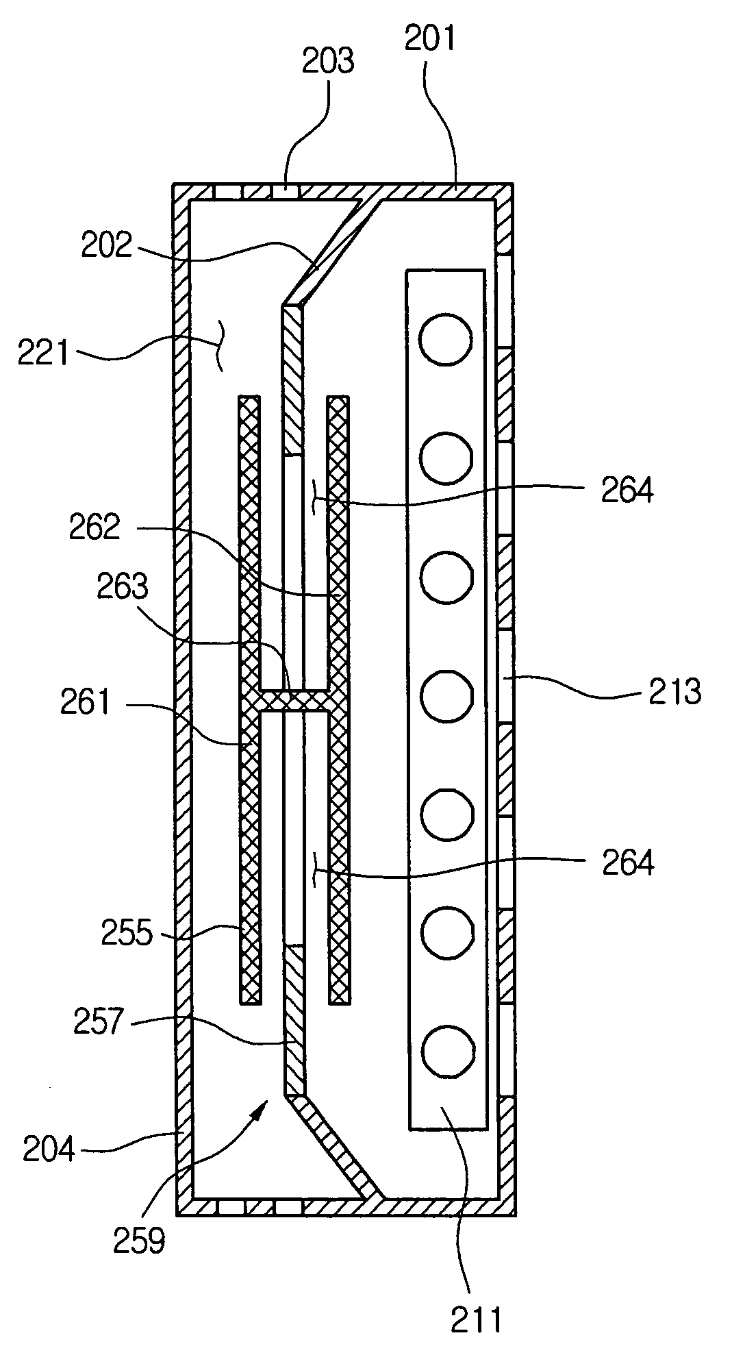 Slim-type air conditioner