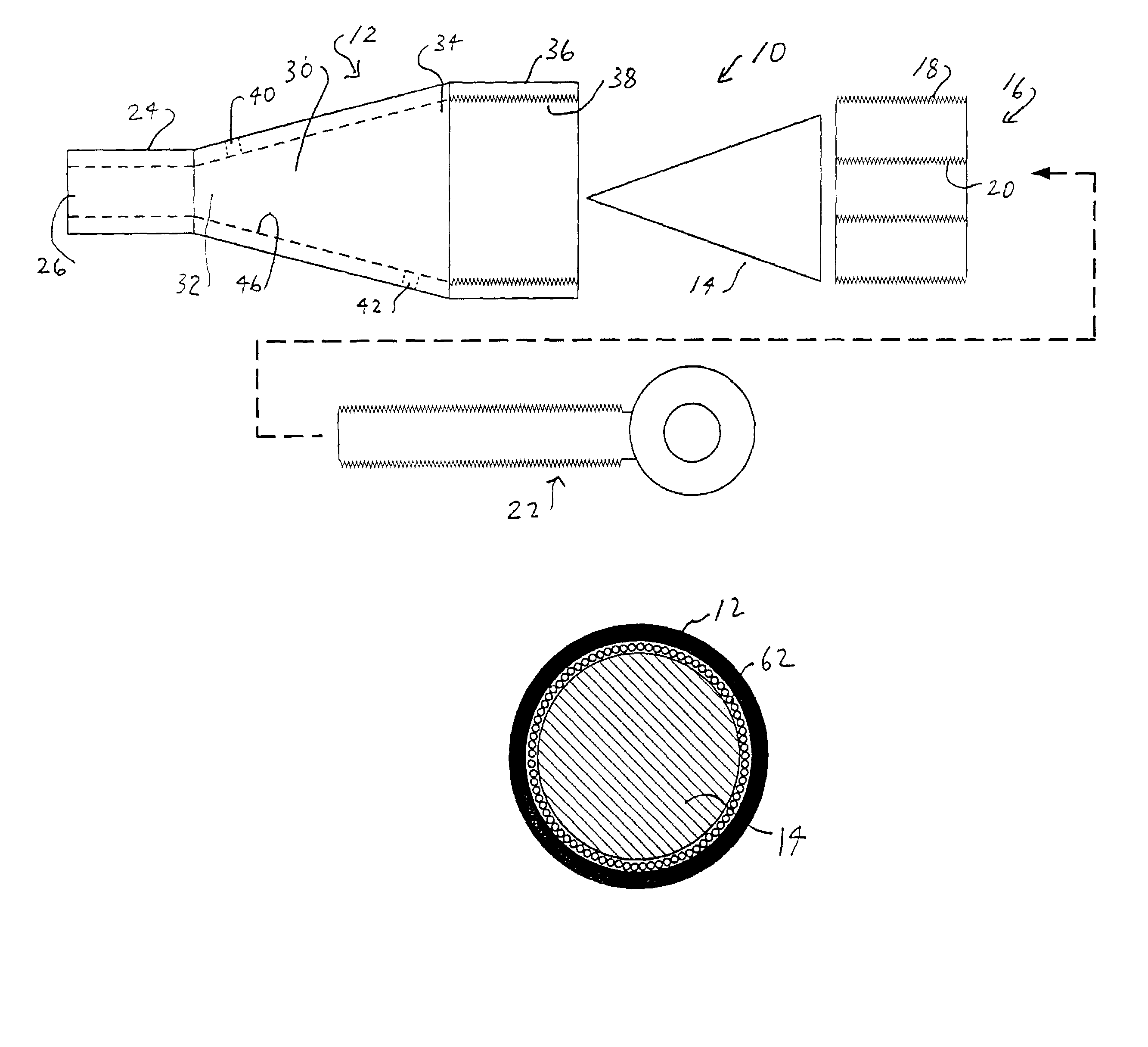 Composite tensioning members and method for manufacturing same