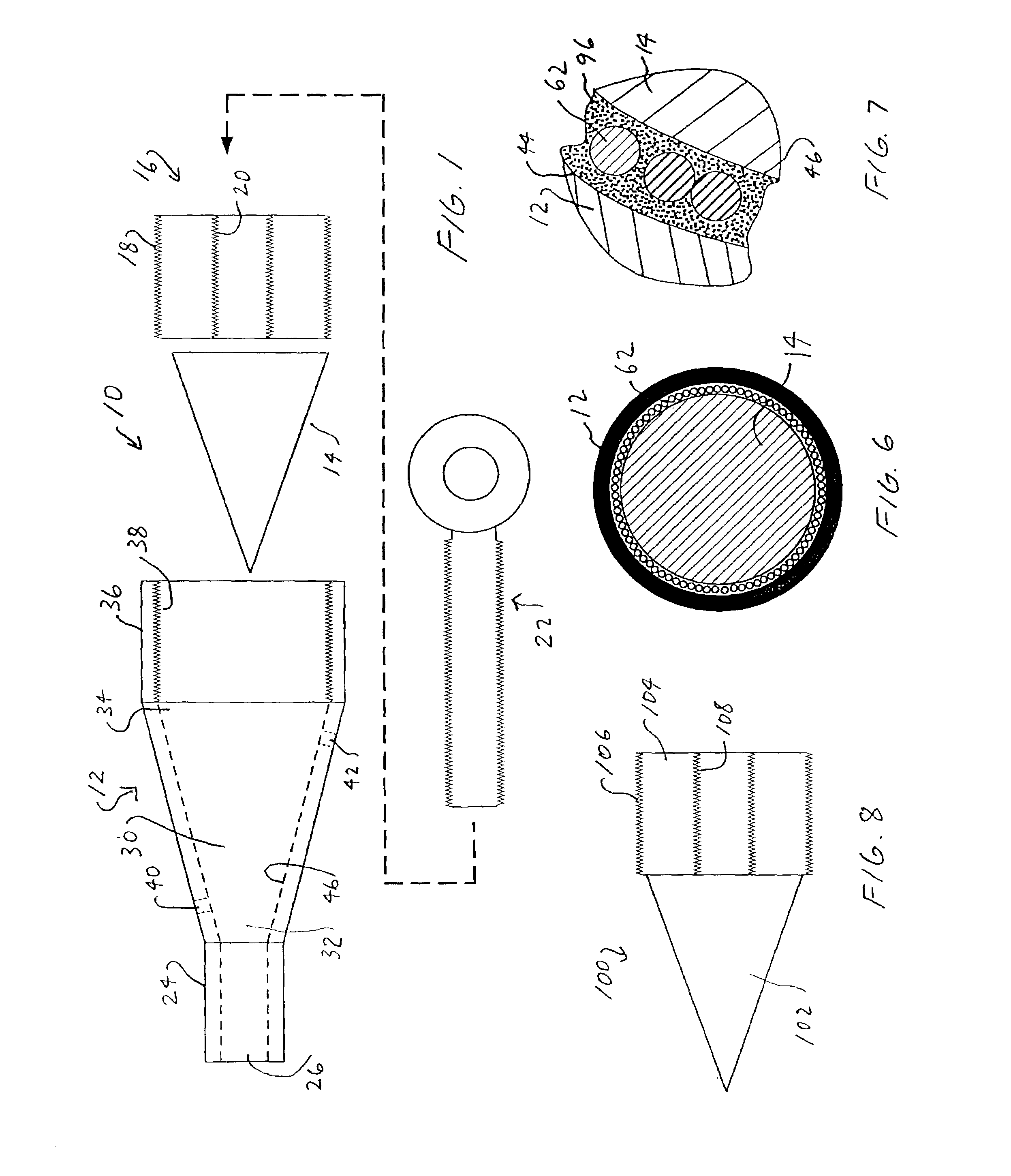 Composite tensioning members and method for manufacturing same