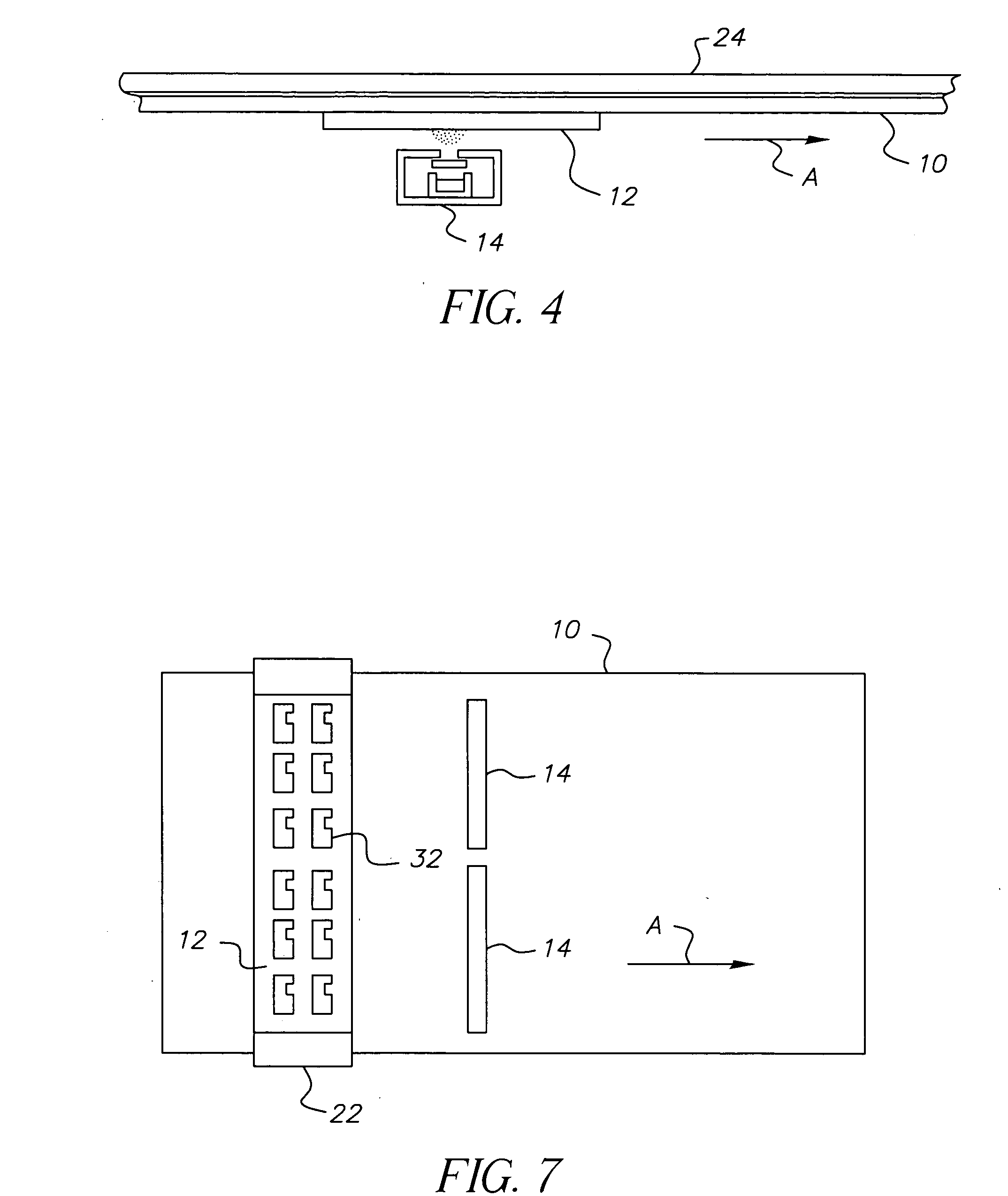 Continuous manufacture of flat panel light emitting devices