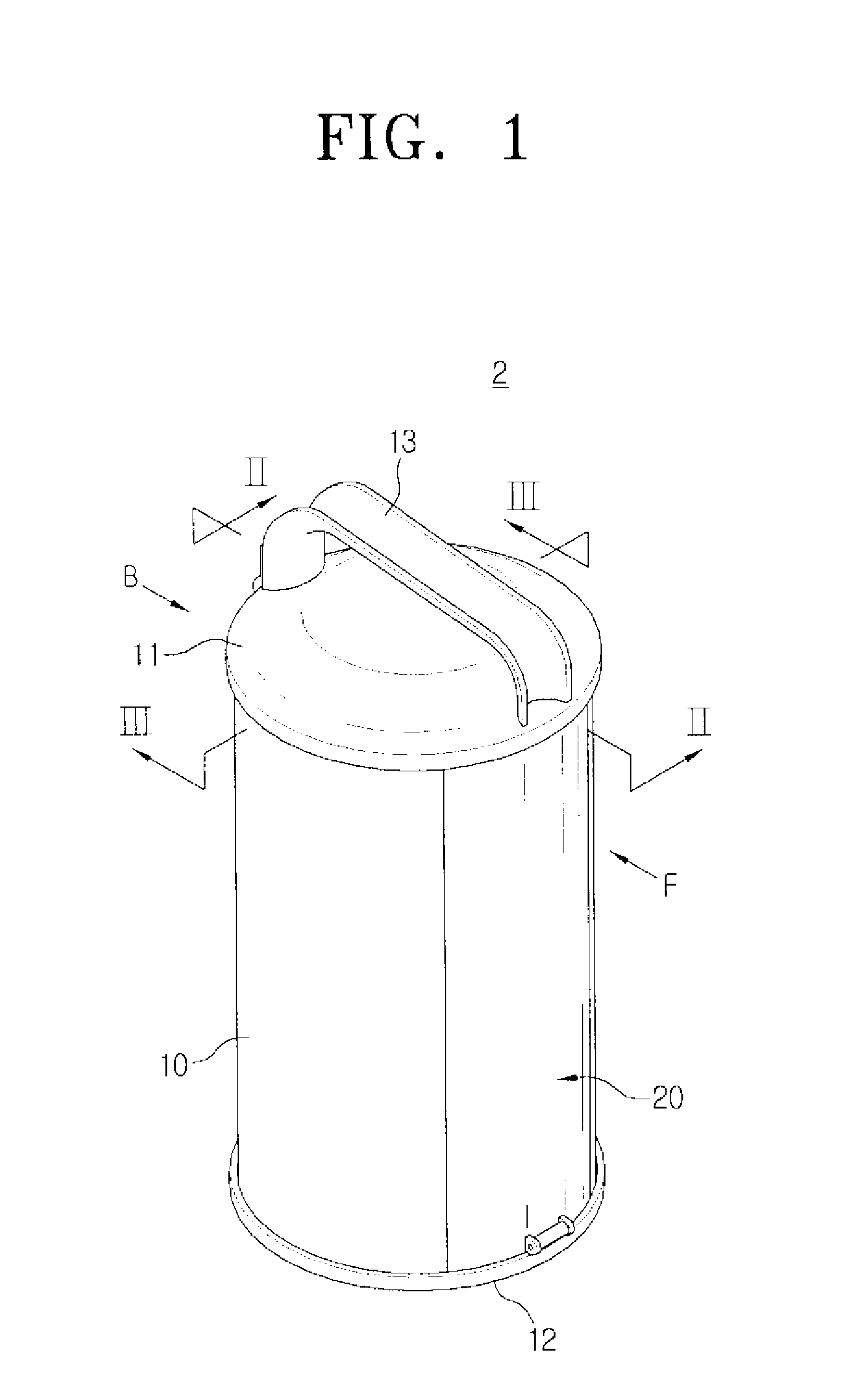 Dust separating apparatus for vacuum cleaner