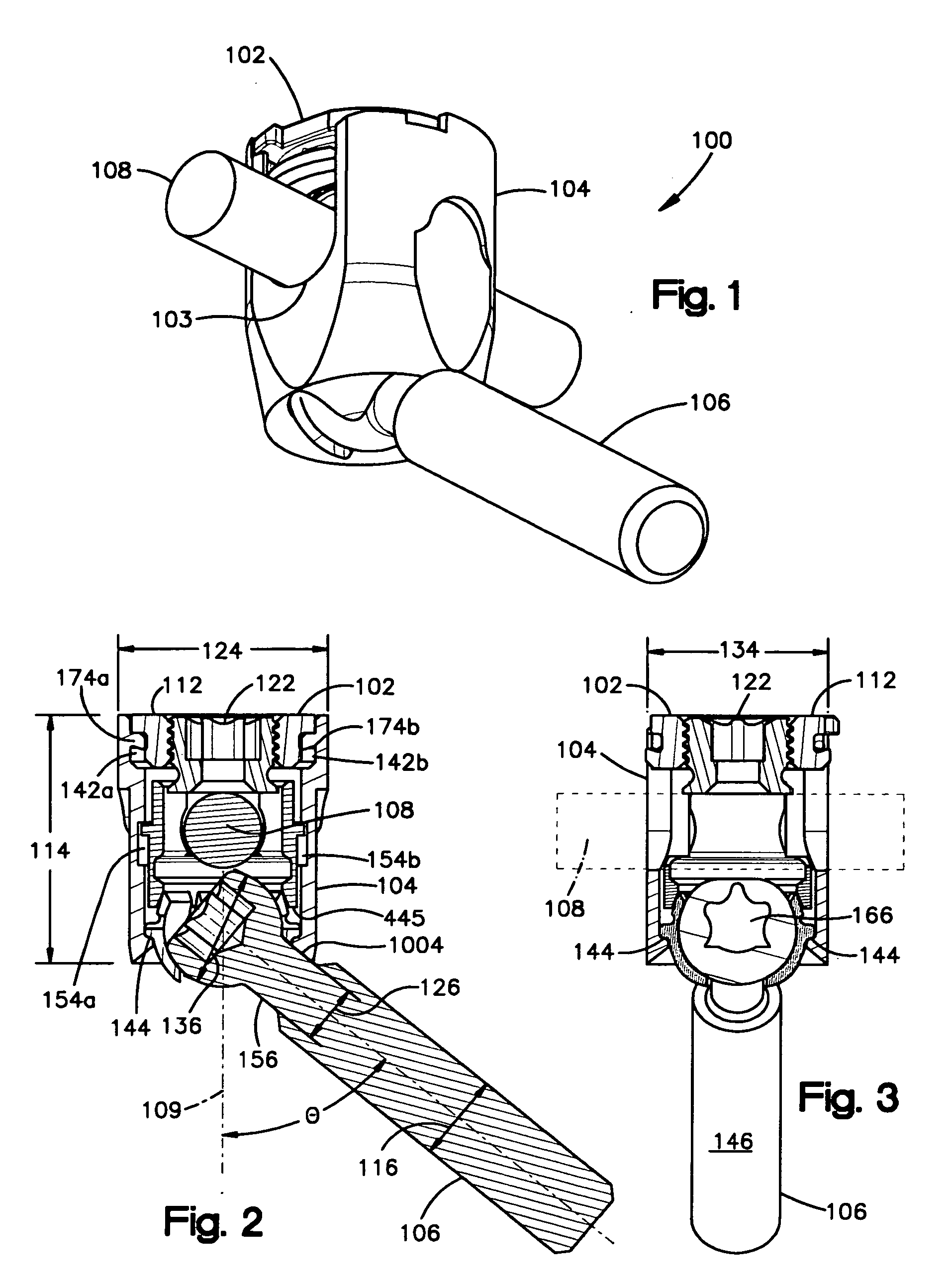 Polyaxial bone anchors with increased angulation