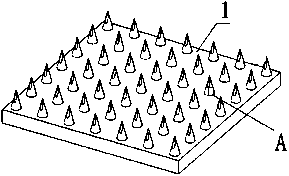 Porous metal capillary seepage microneedle electrode and preparing method