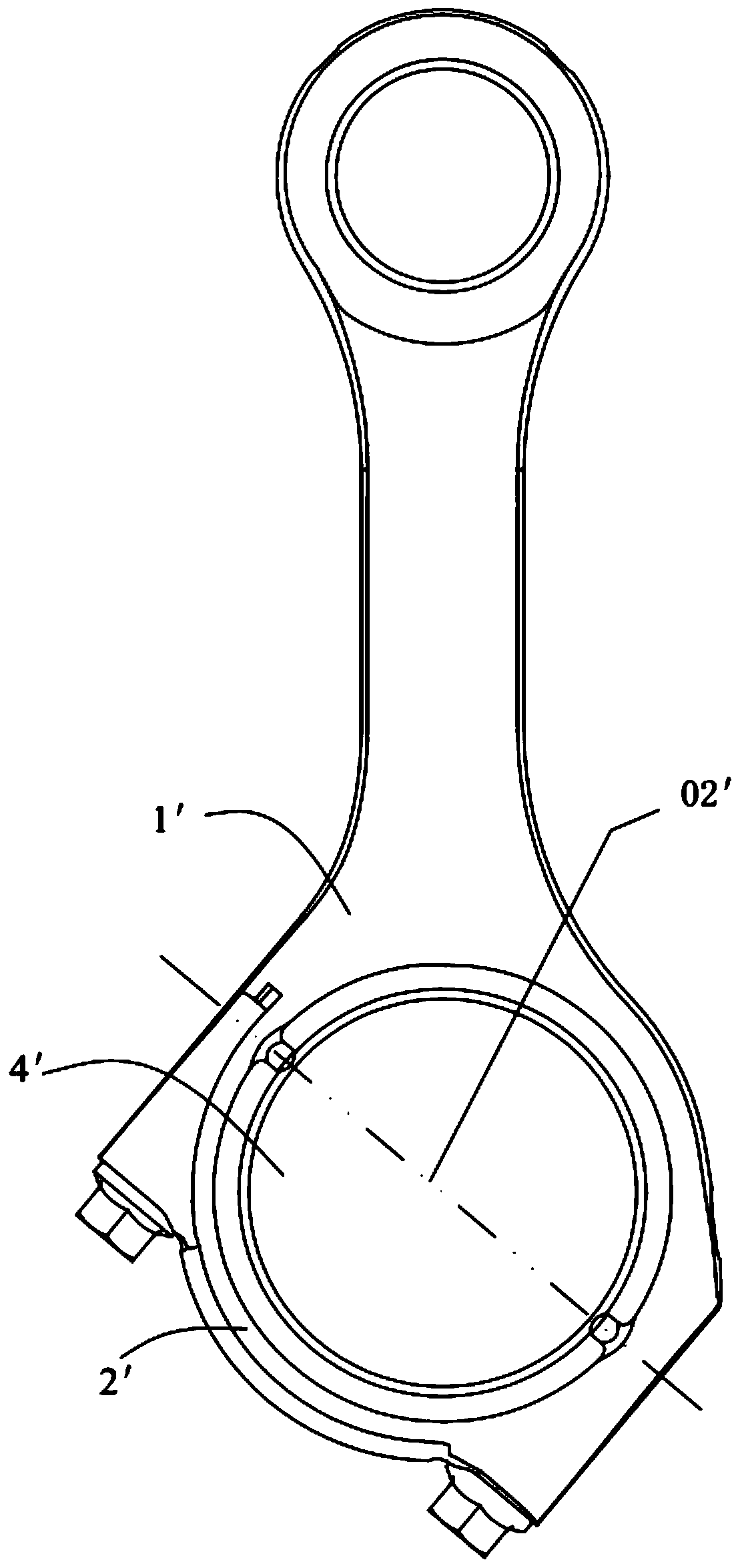 Connecting rod structure and engine