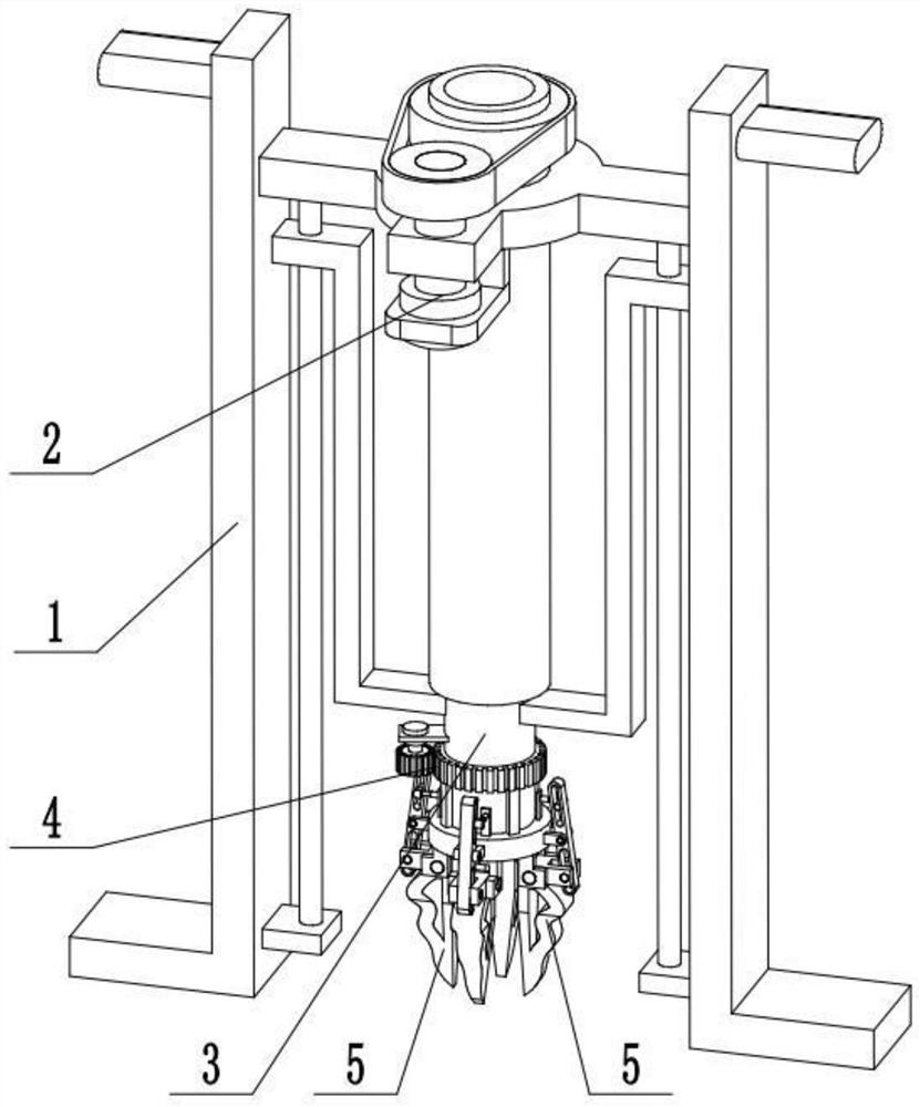 A deep soil rapid collection device