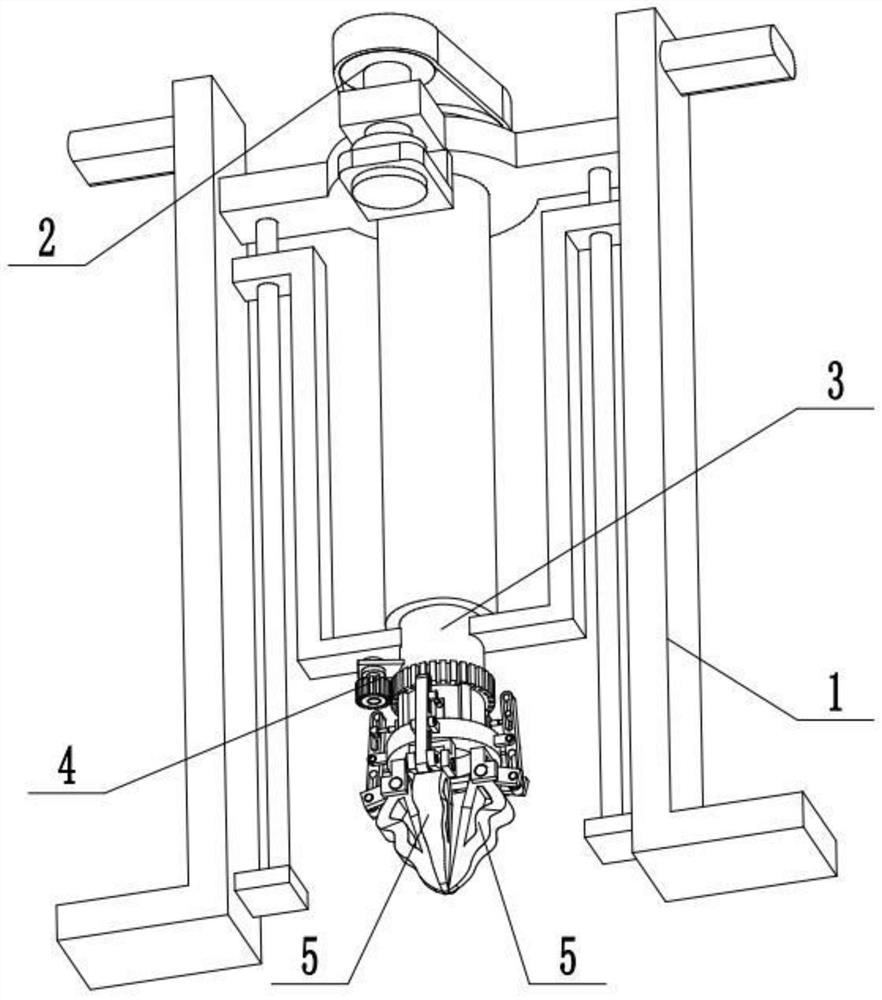 A deep soil rapid collection device