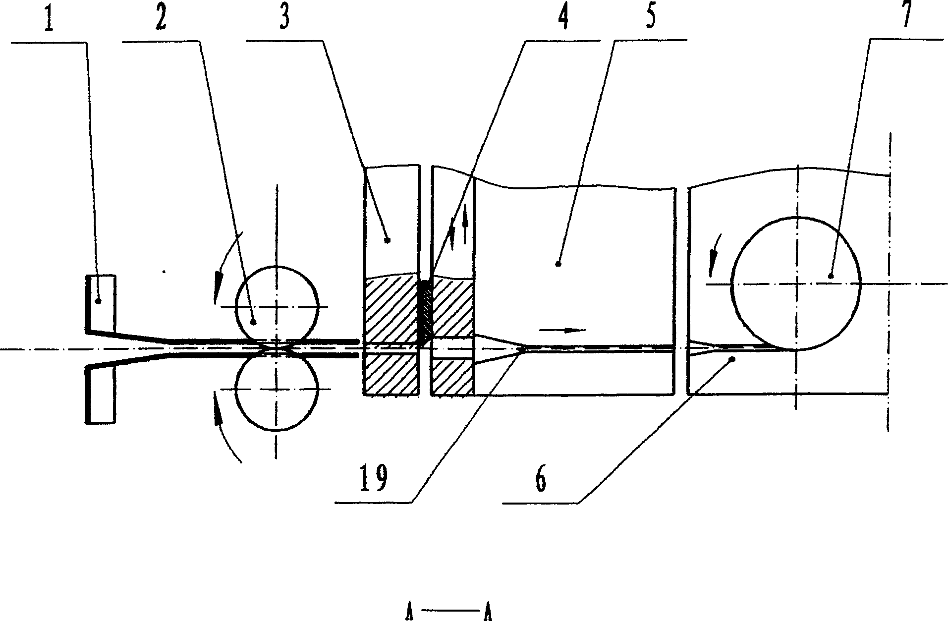 Label winding and sticking device