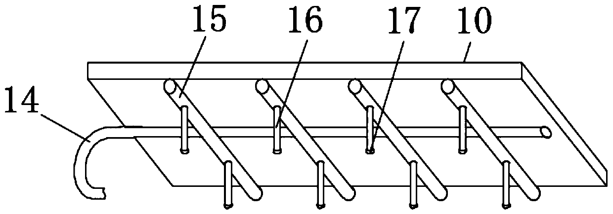 Planting device for potted strawberries