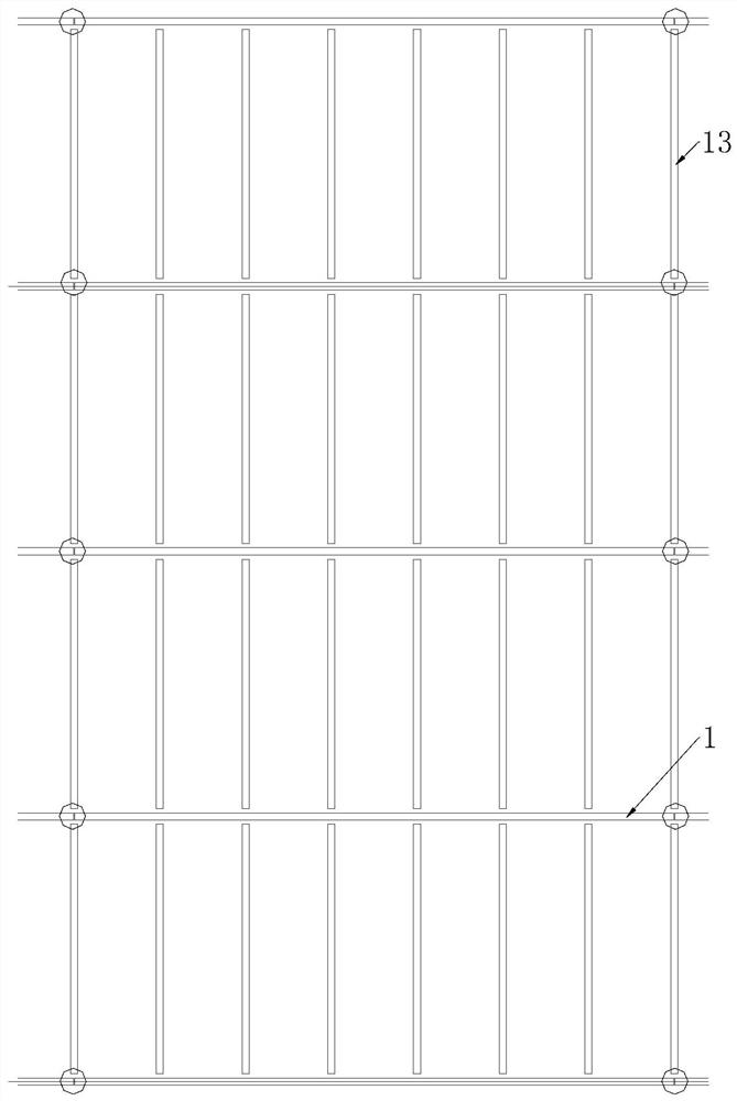 Large-span curtain wall composite structure and installation method thereof