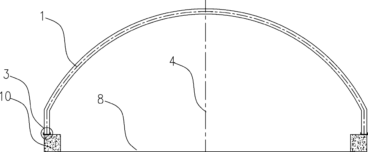 Construction method suitable for excavation of super-large section underground chamber and fixing of steel arch frame