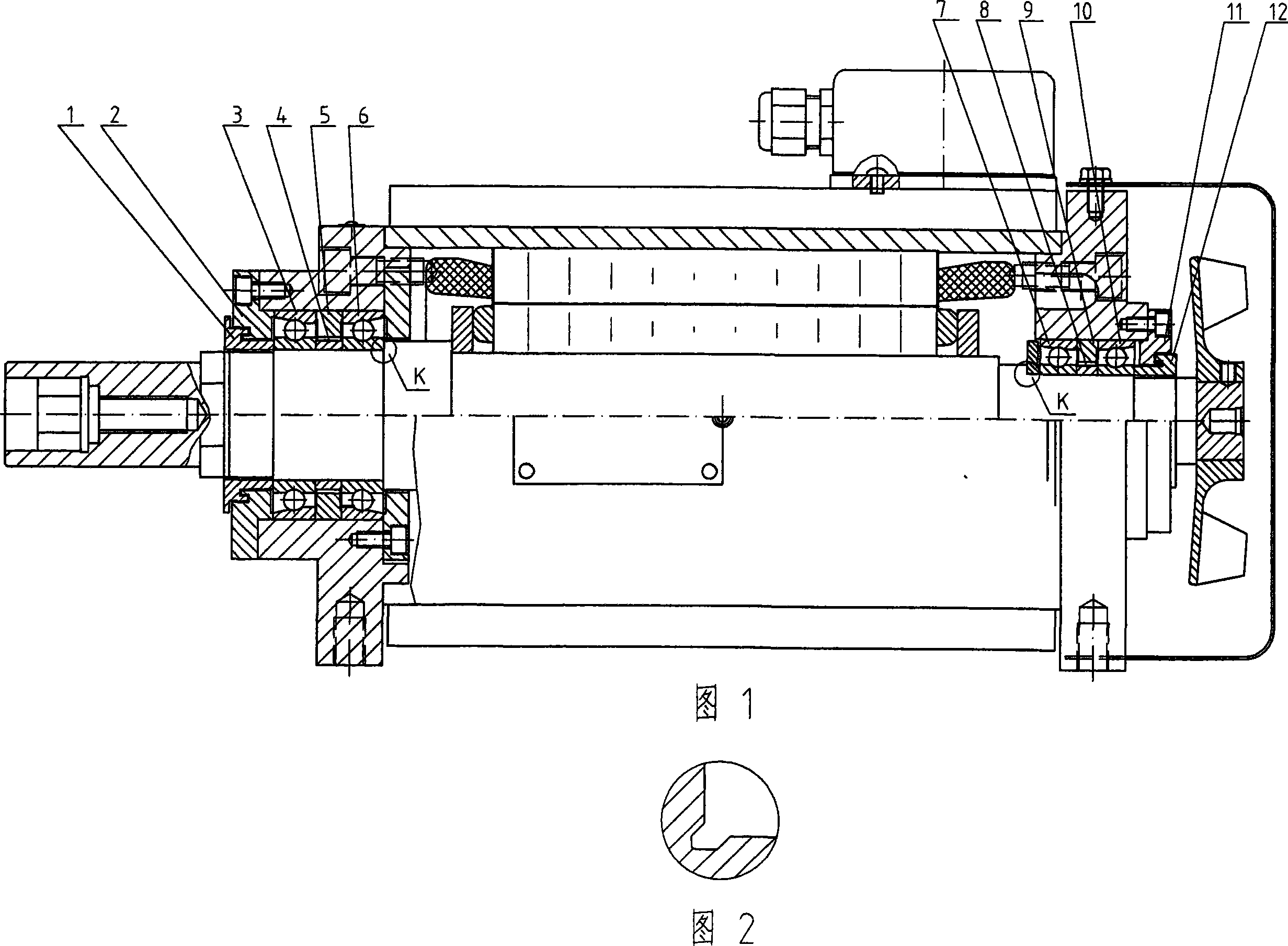 A high-speed woodworker power principle axis