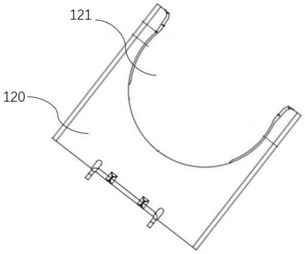 Cup clamping device