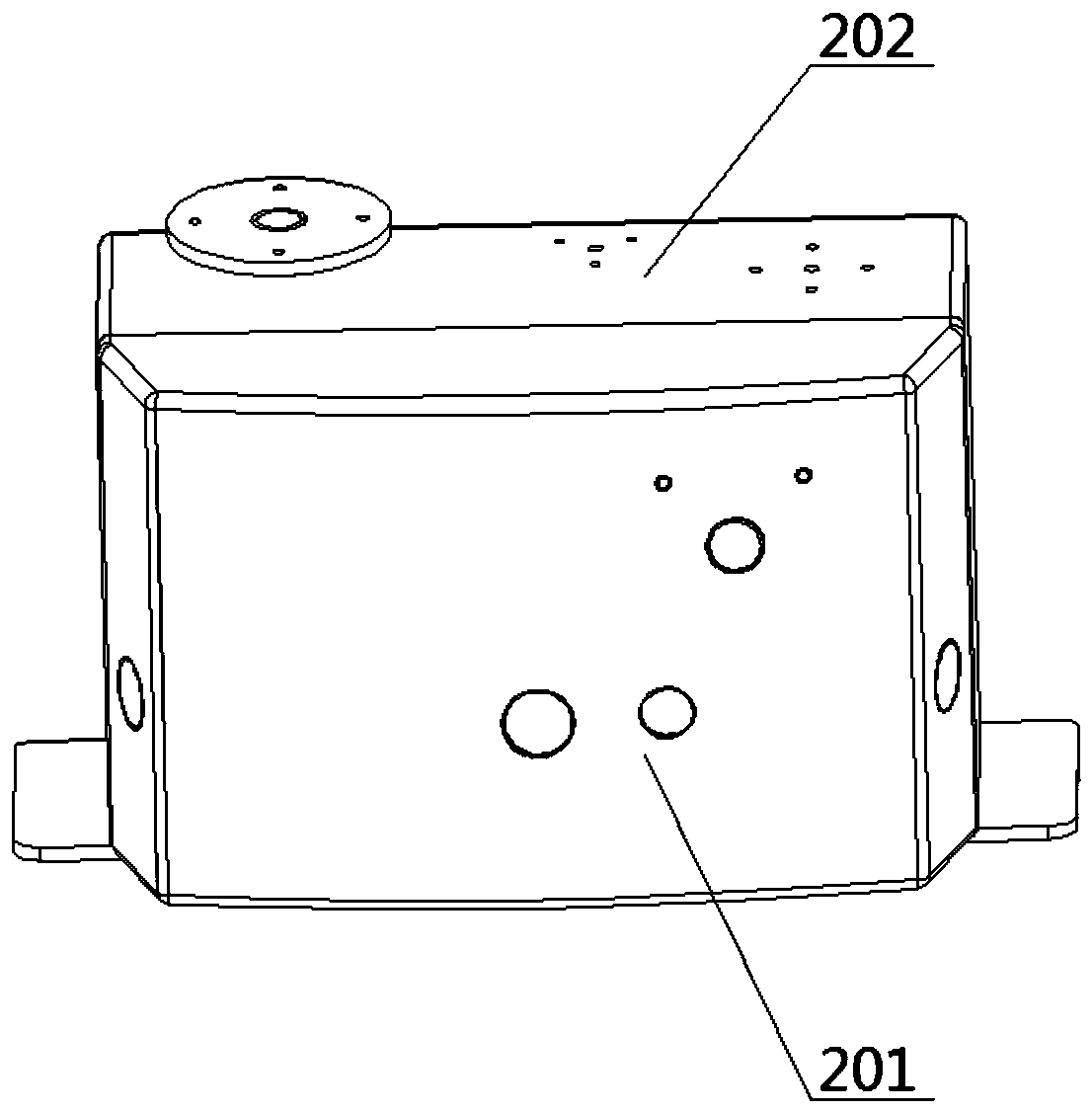 Highway temporary parking warning device and installation and running method