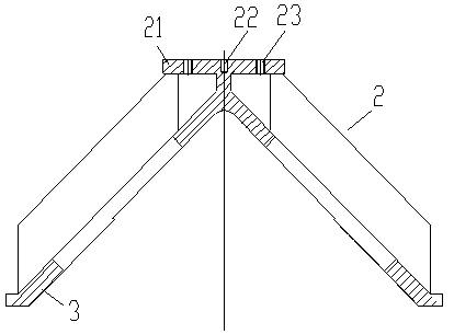 Installation method of triangular base of continuous rolling mill in steel pipe plant