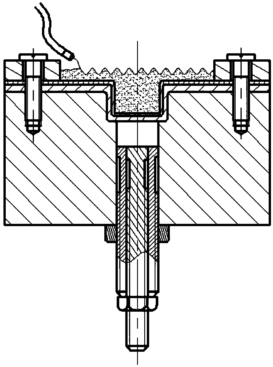 Method and device for forming stepped cylindrical member through laser impact