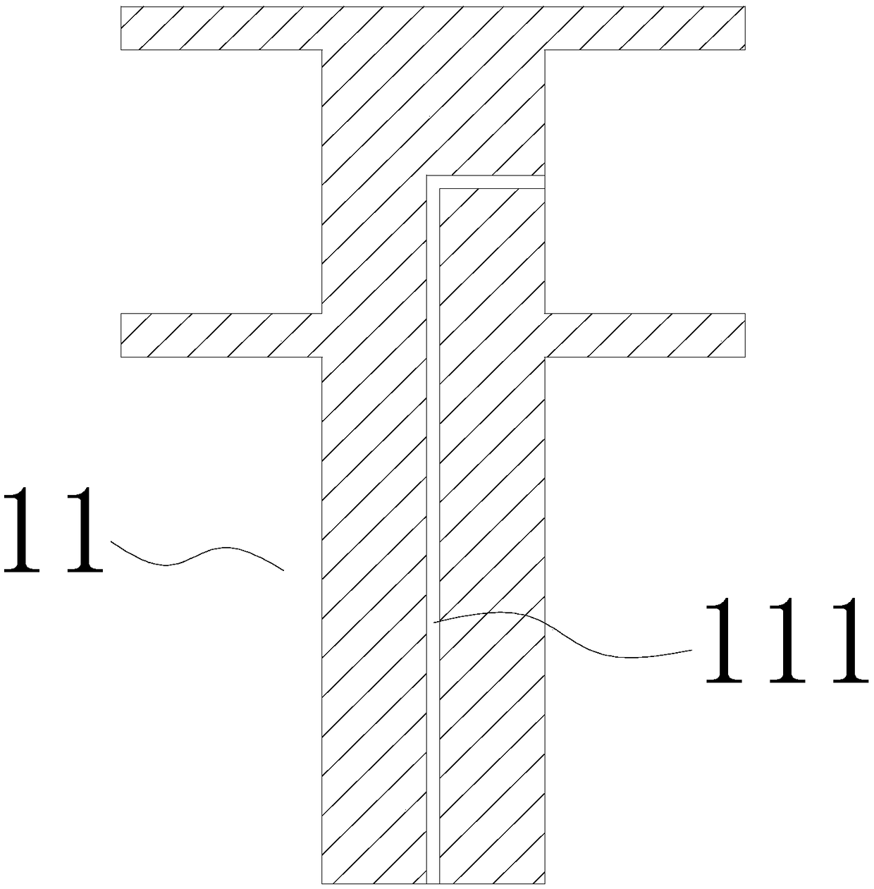 Servo seepage device for fracturing gas-containing coal body with high-power impulse waves