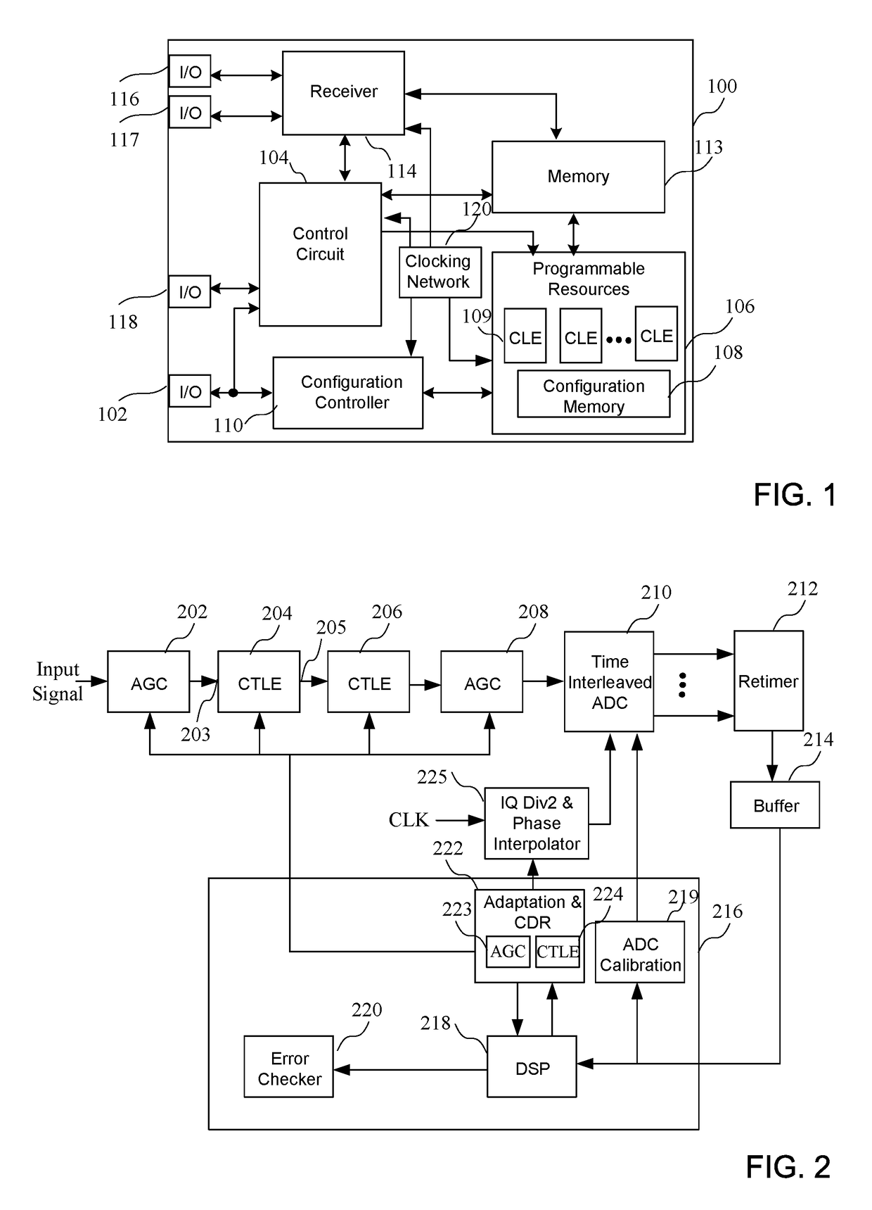 Circuit for and method of receiving an input signal