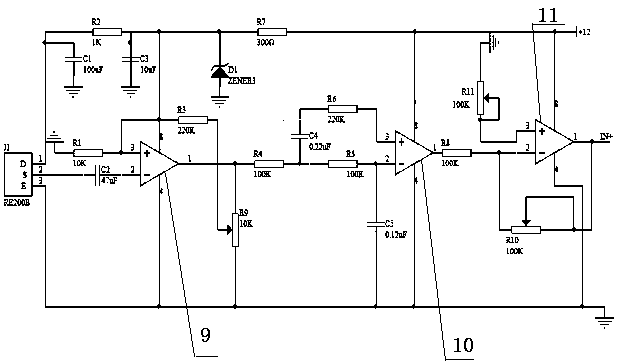 Measuring device and method for measuring temperature during aluminum alloy thermoforming process