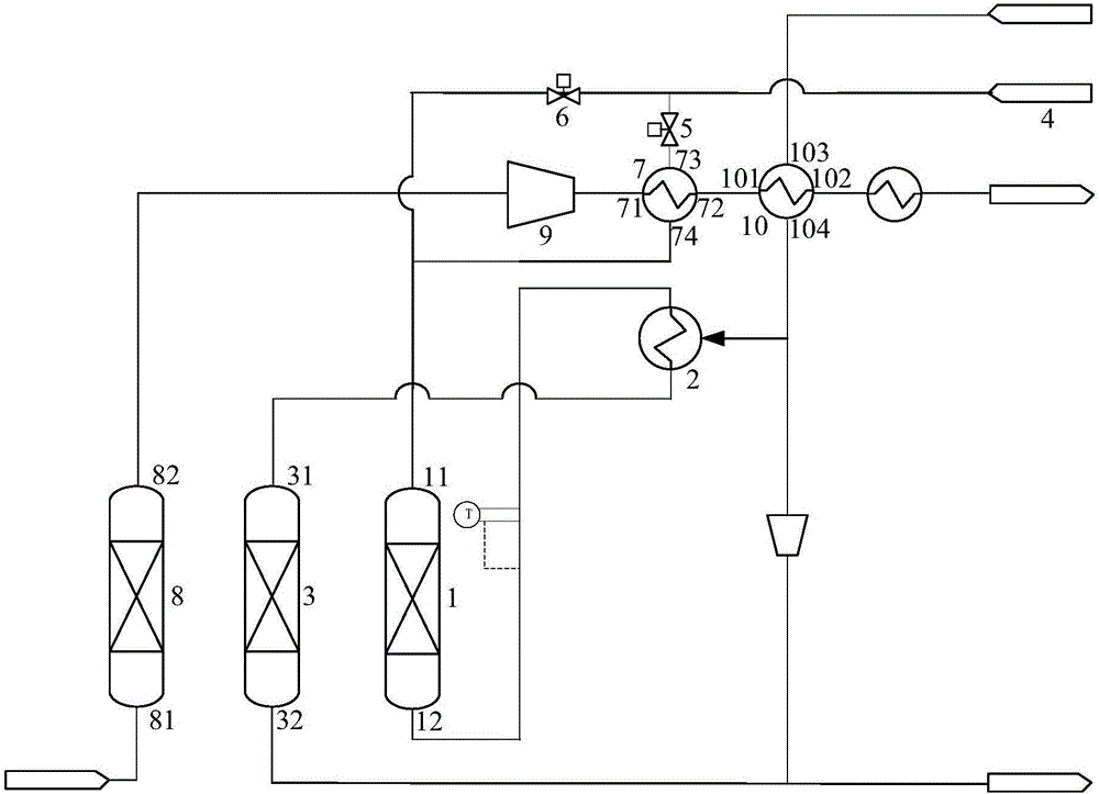 Natural gas purification device, purification system, treatment system and adsorbent regeneration method