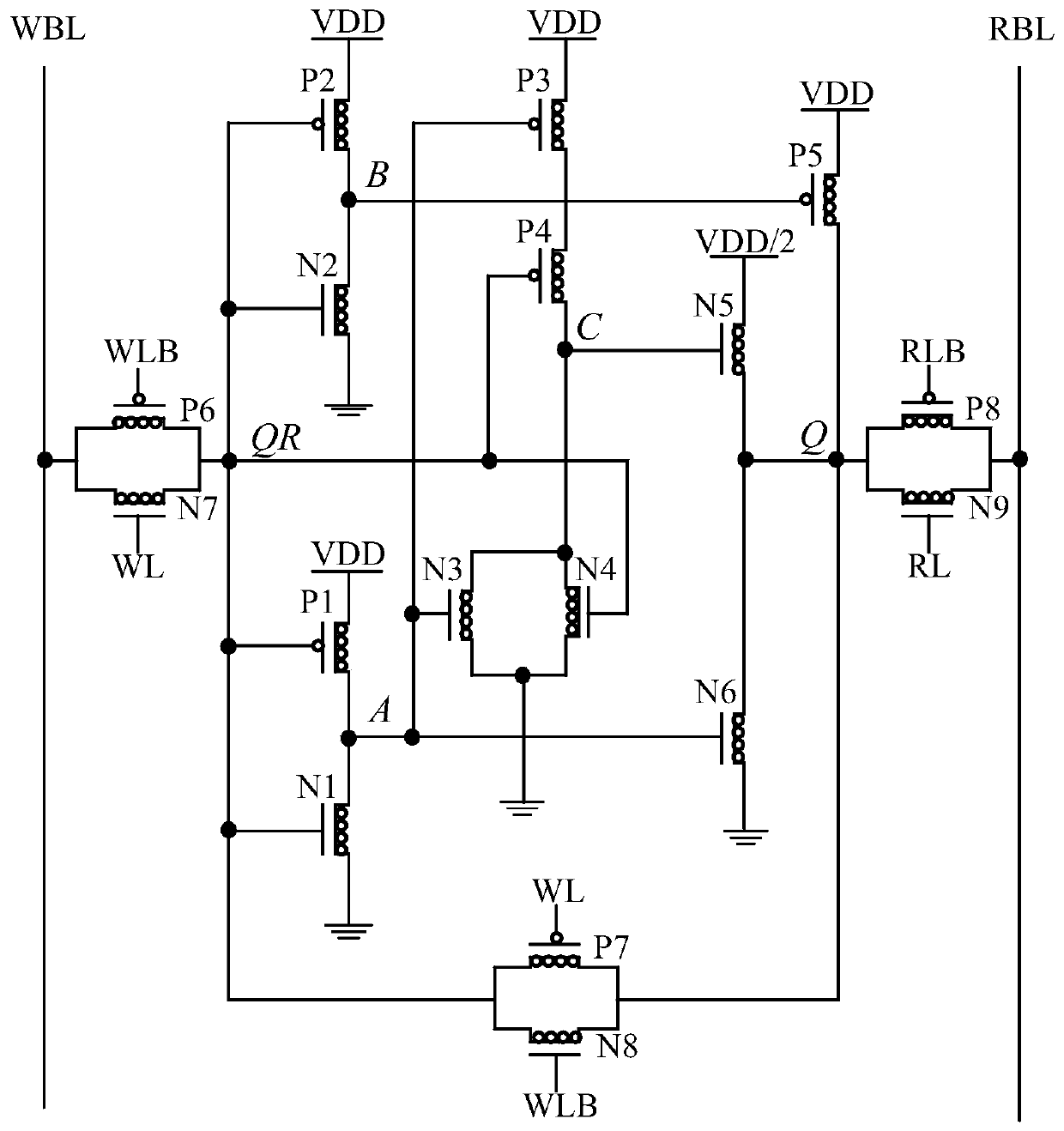 A three-valued static memory using word operation circuit and cnfet