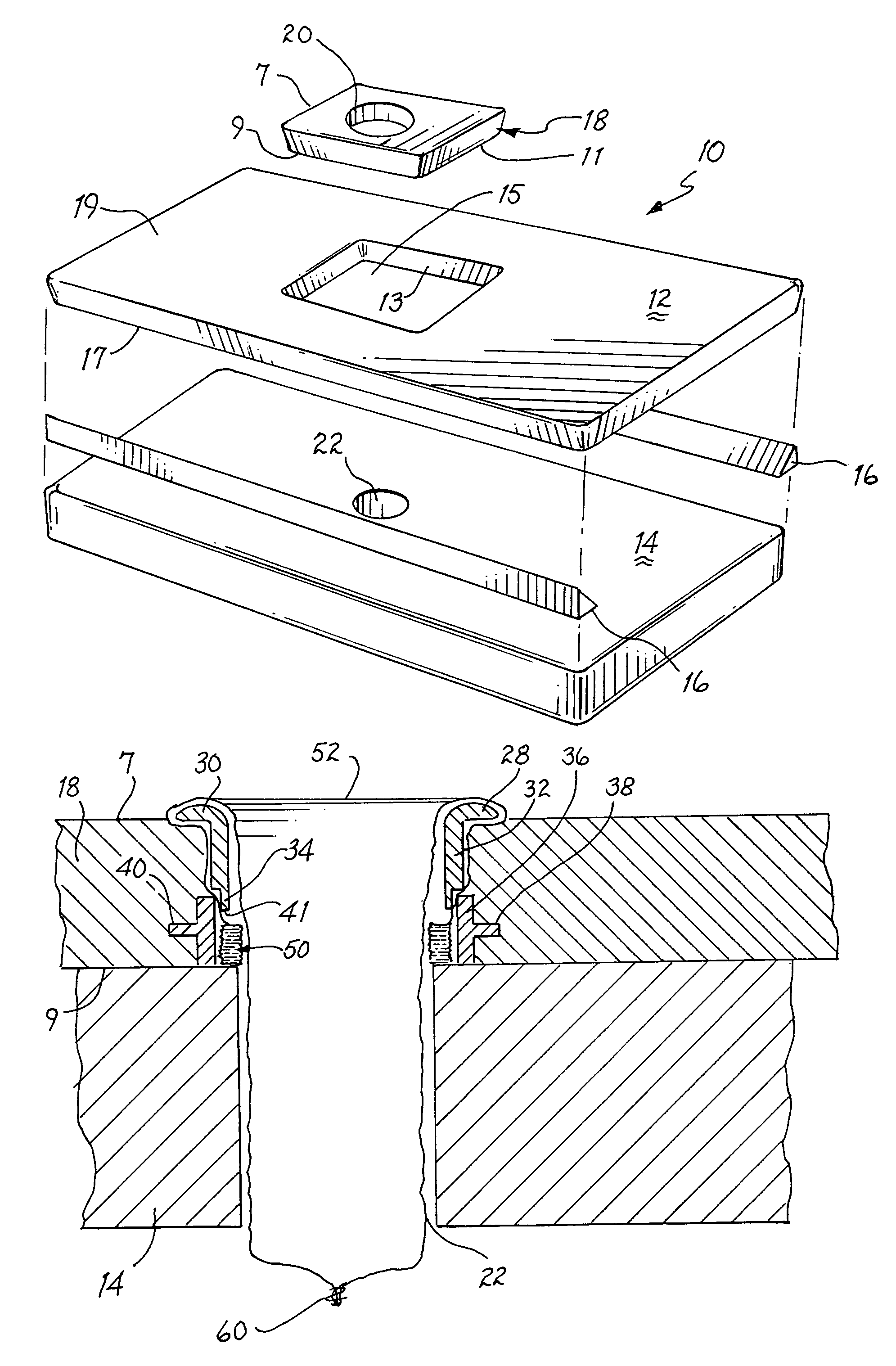 Bed having an integral refuse disposal system