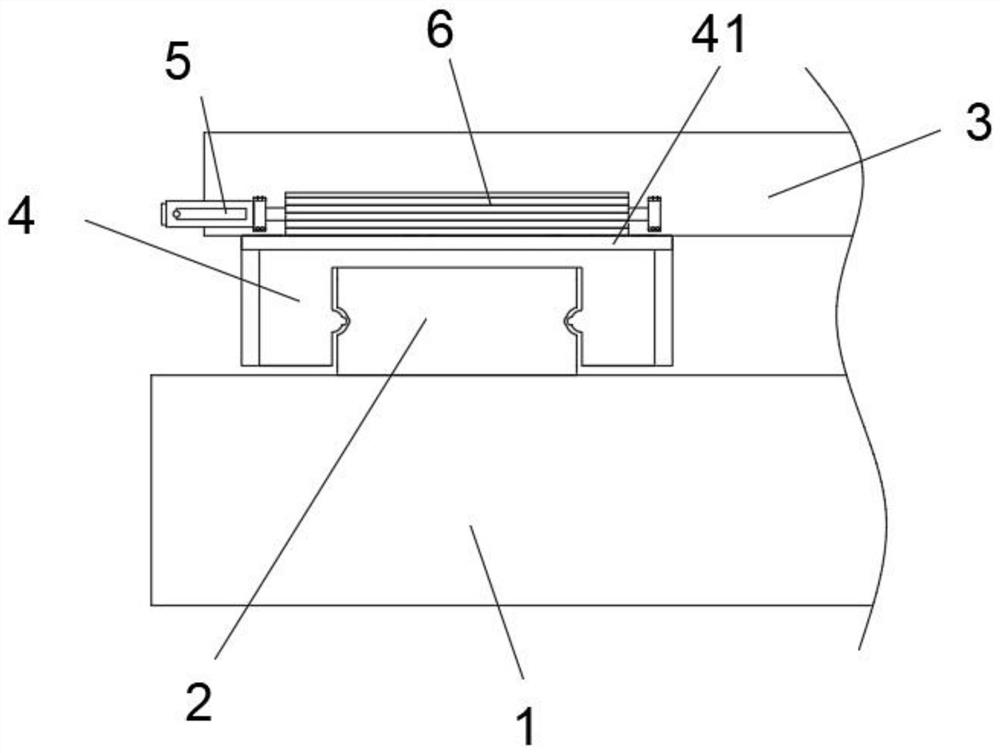 Supporting device for detection robot