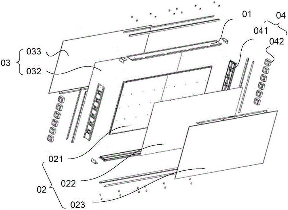 Double-sided backlight source and double-sided display device