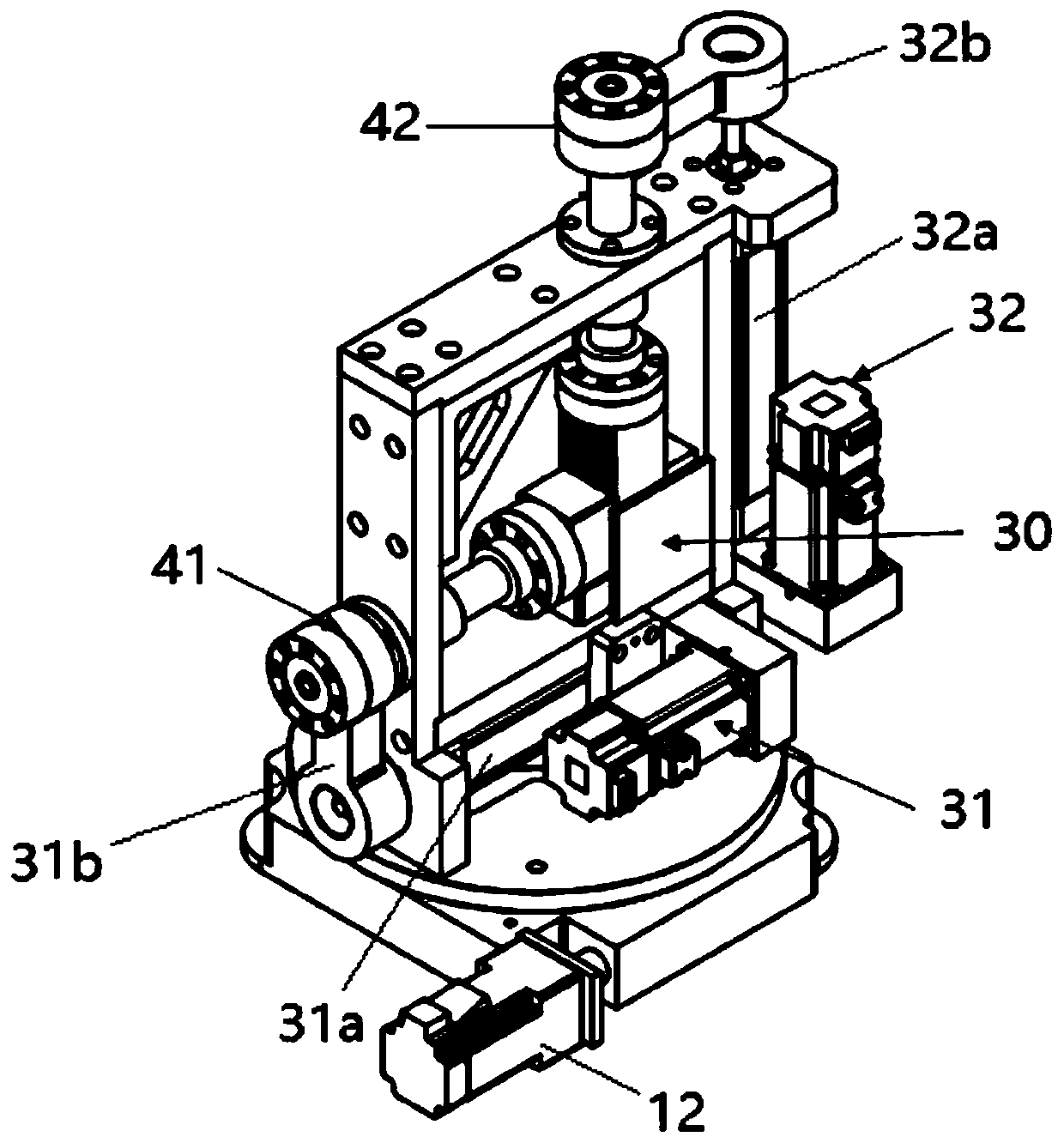 High-precision glass fiber screen arrangement and fusion pressing device suitable for manufacturing microporous element