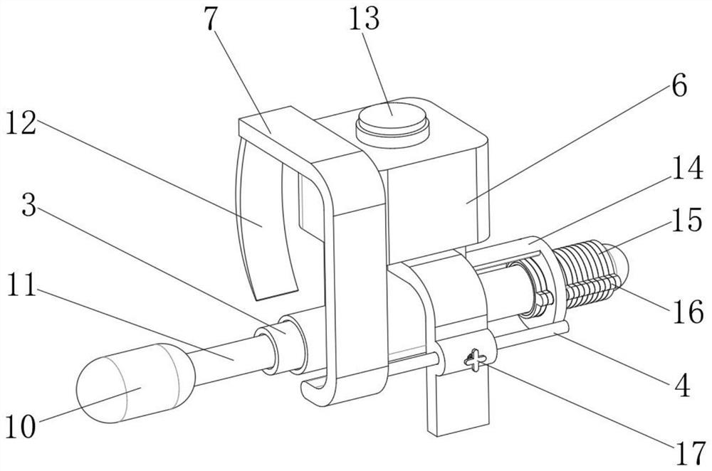 Teaching method of hand and foot surgery nail meat groove expanding device