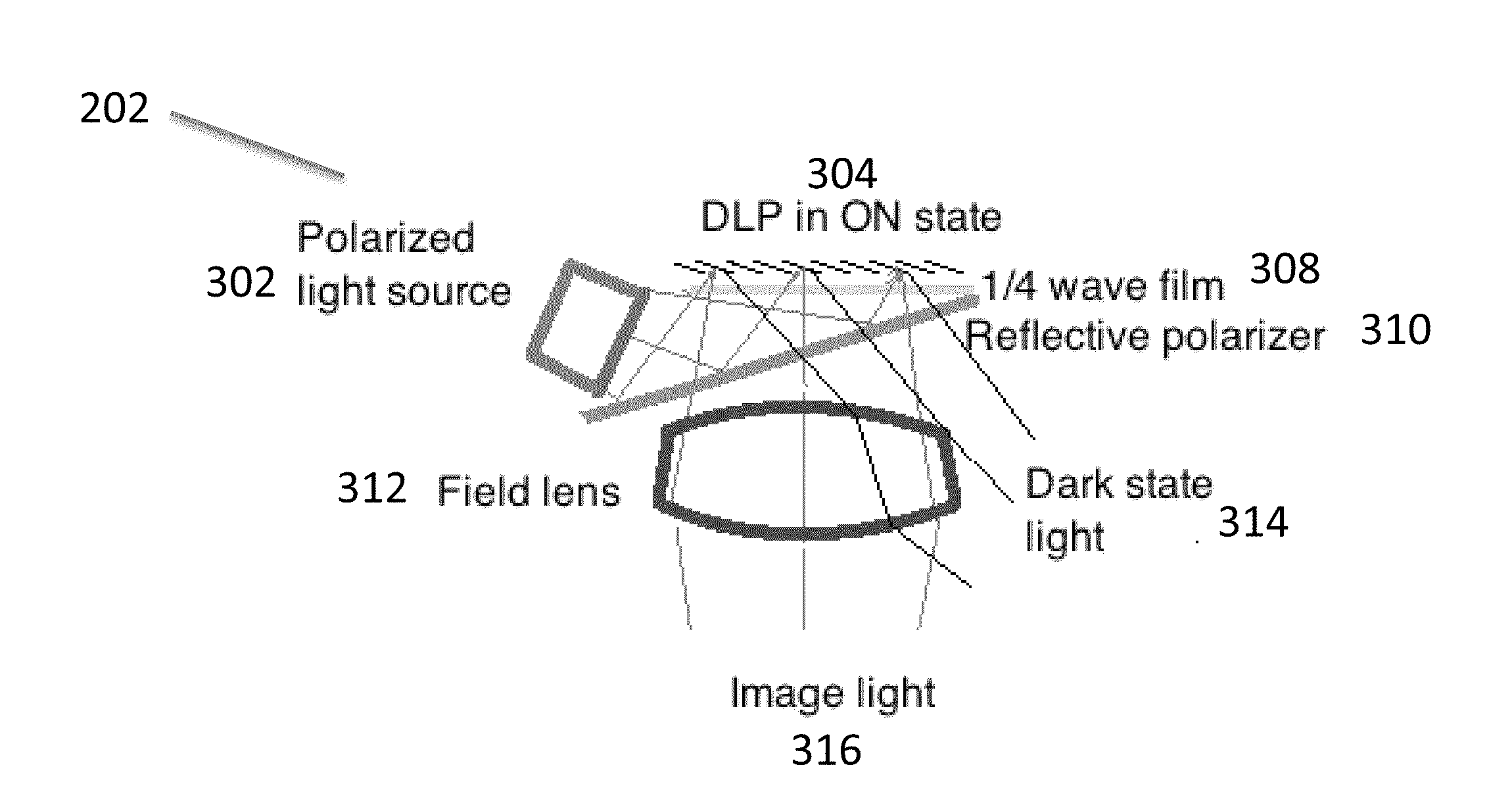 Suppression of stray light in head worn computing