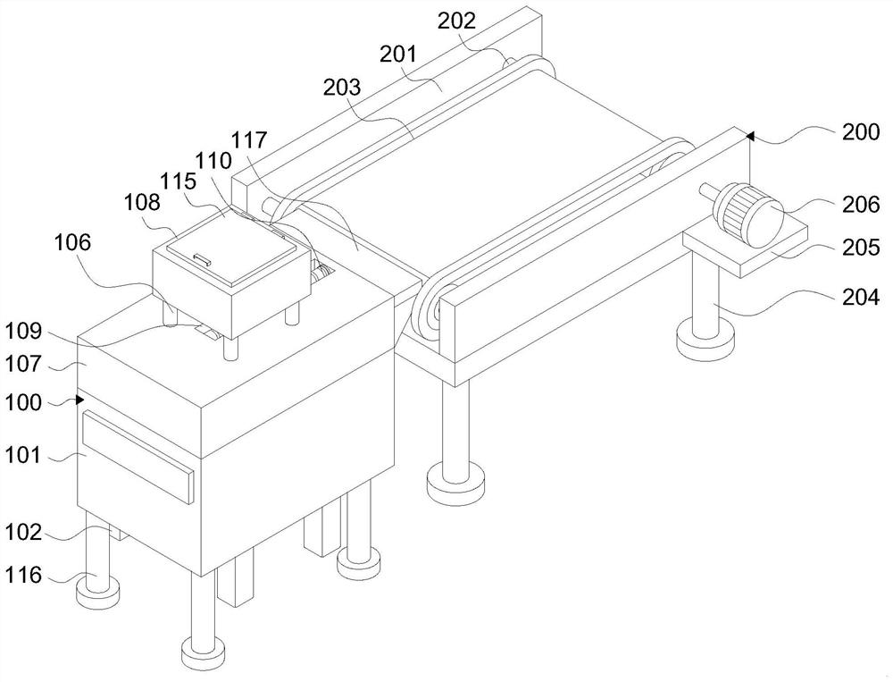 Weighing device for preparing allogeneic bone raw materials and using method of weighing device