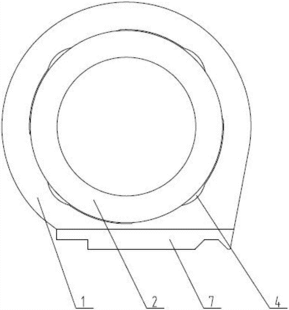 Static-pressure center frame