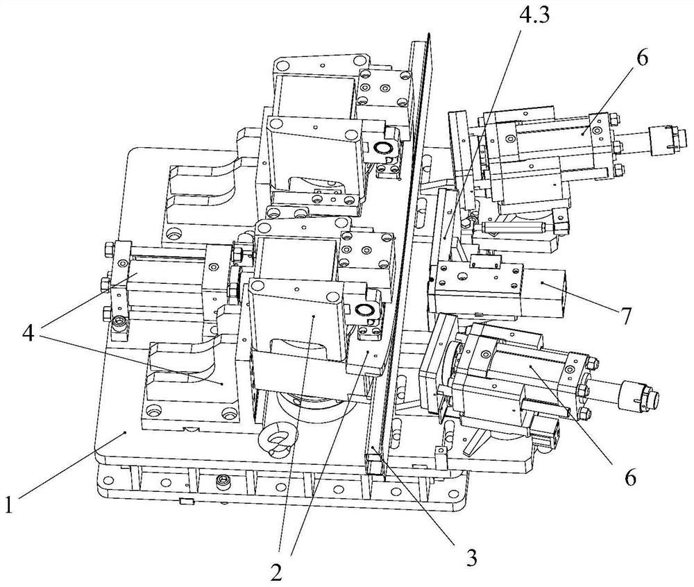 Profile stretch bending equipment