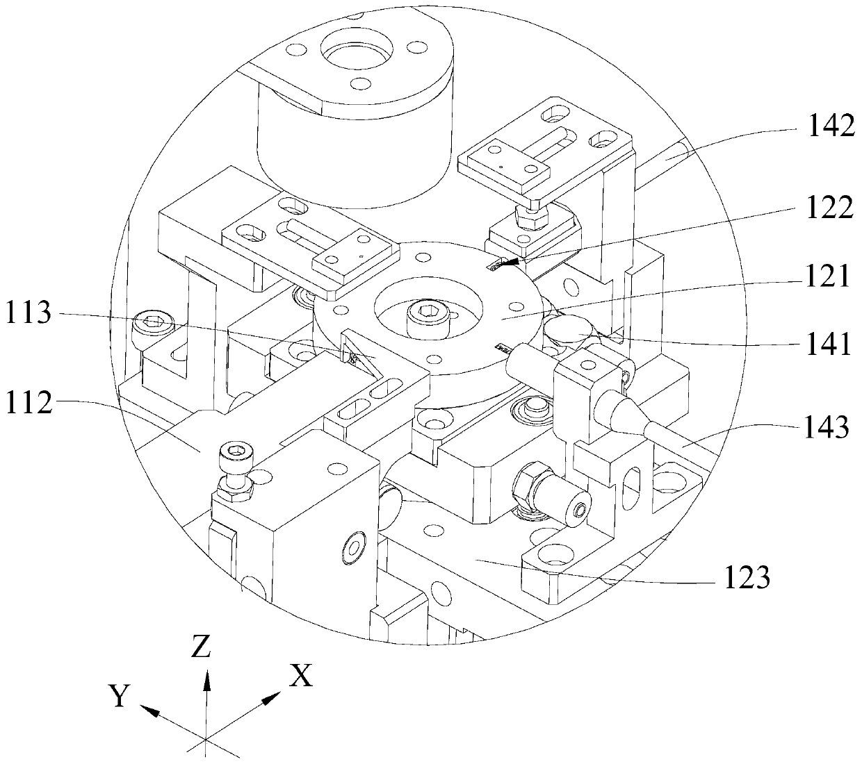 Implantation device and implantation method