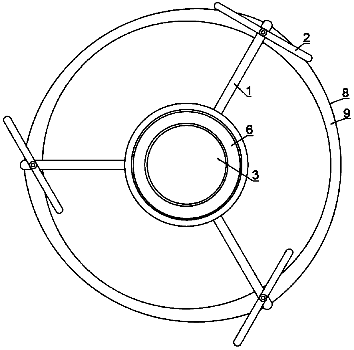 Wind-resisting and drifting preventing type agriculture unmanned aerial vehicle